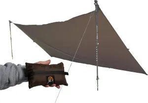 | Baldy Ultralight Waterproof Tarp | 1.1oz Silpoly | Tan…