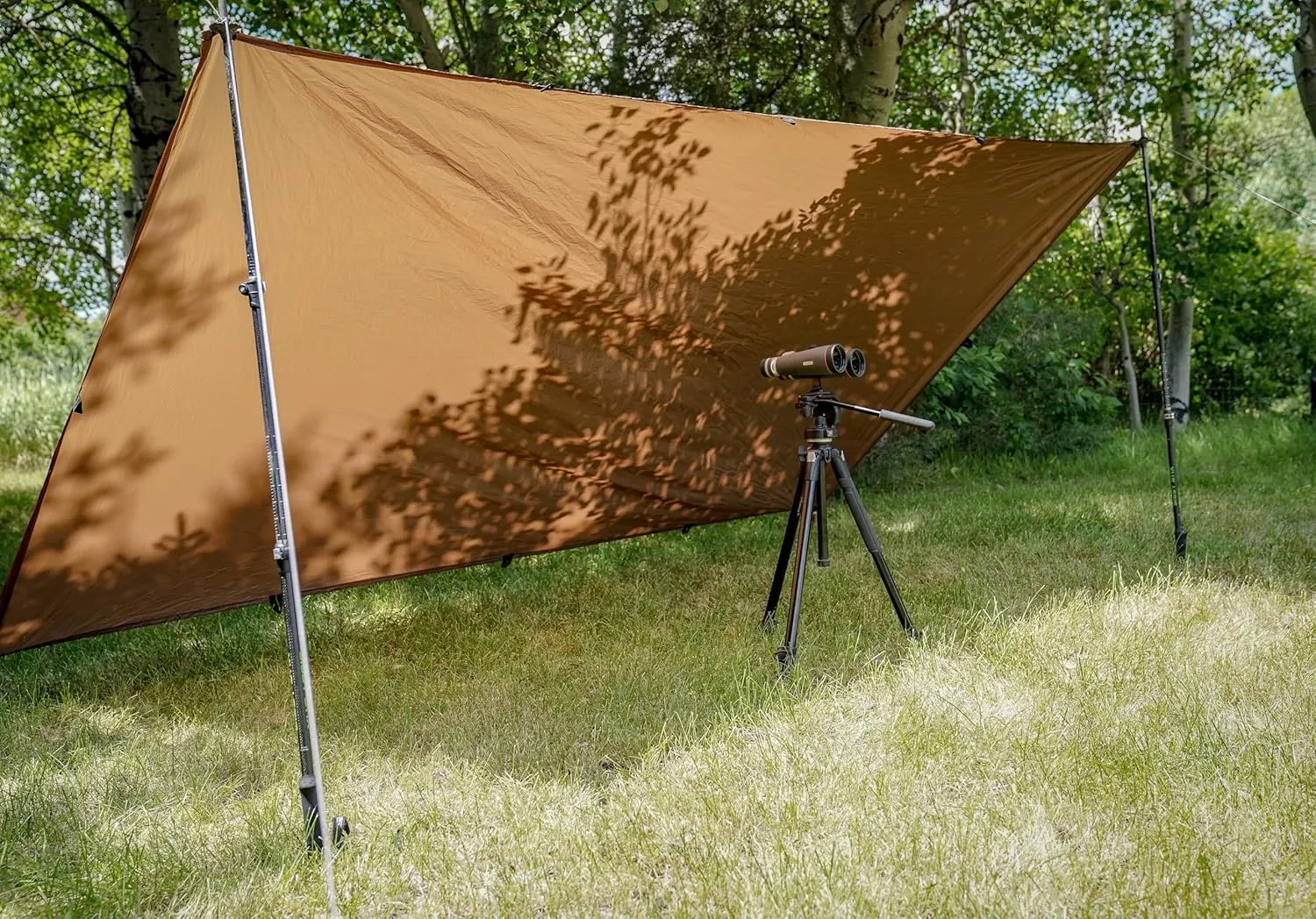 | Baldy Ultralight Waterproof Tarp | 1.1oz Silpoly | Tan…