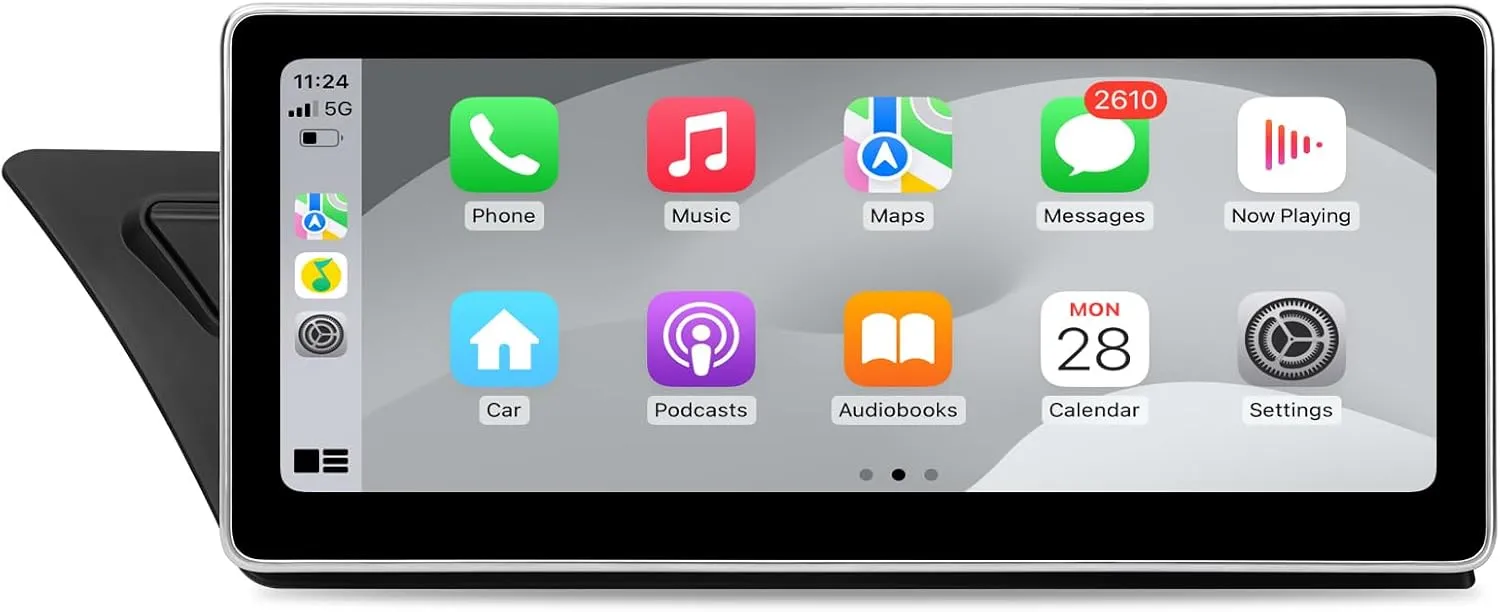 10.25 inch Touch Screen for Audi A4 A5 S4 S5 RS4 RS5 Concert/Symphony (2009-2016) Built in Android Auto CarPlay Bluetooth Upgrade Factory Car Radio Retain Original Stereo Amplifier System