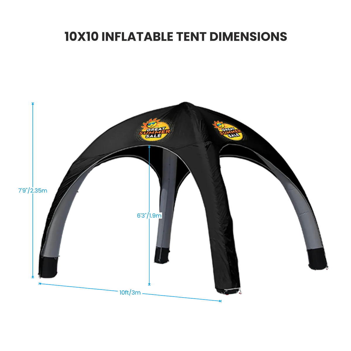 10x10 Custom Inflatable Tent