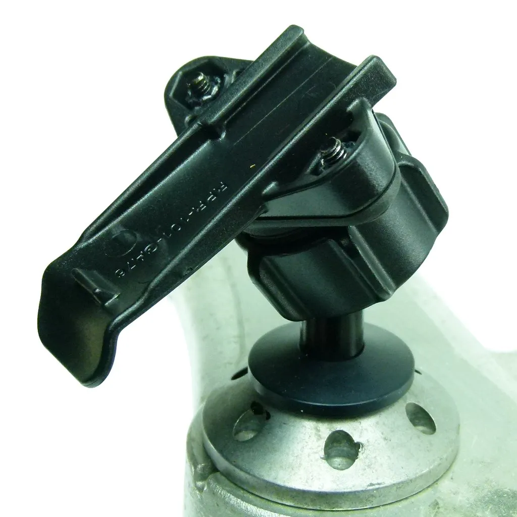 12mm Hex Motorbike Mount fits Honda Blackbird - Kawasaki Motorcycles & Dedicated Cradle for Garmin eTrex 10 - 20 - 30 (sku 50047)