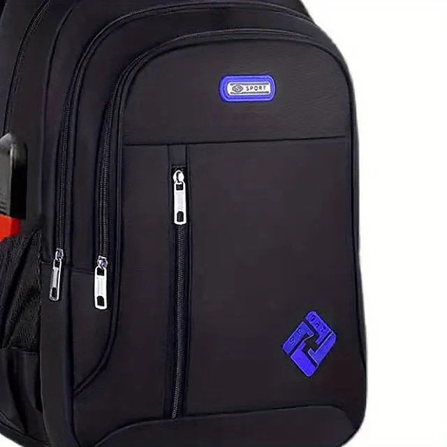 1pc Ultralight Backpack Men's Computer Backpack Large Capacity Travel High School Junior High School Students Schoolbag With USB Charging Port Anti-splash Water Schoolbag Laptop Notebook Bag