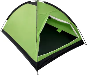 2-Person Dome Tent for Camping Waterproof Lightweight Portable Backpacking Orange/Blue/Army Green/Green