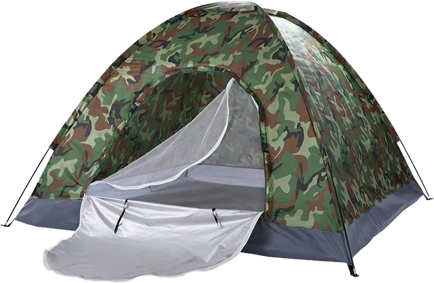 3-4 Person Camping Dome Tent Camouflage