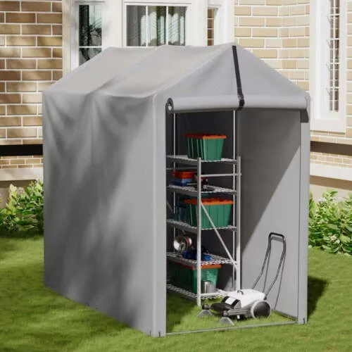 3x6x5 ft Outdoor Storage Shed Portable Garage Shelter,Portable Garage Kit Tent