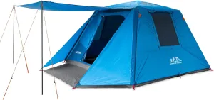4 Person Dome Tent / 6 Person Dome Cabin Tent / 8 Person Cabin Tent with Full Coverage rainfly and Full Size Canopy