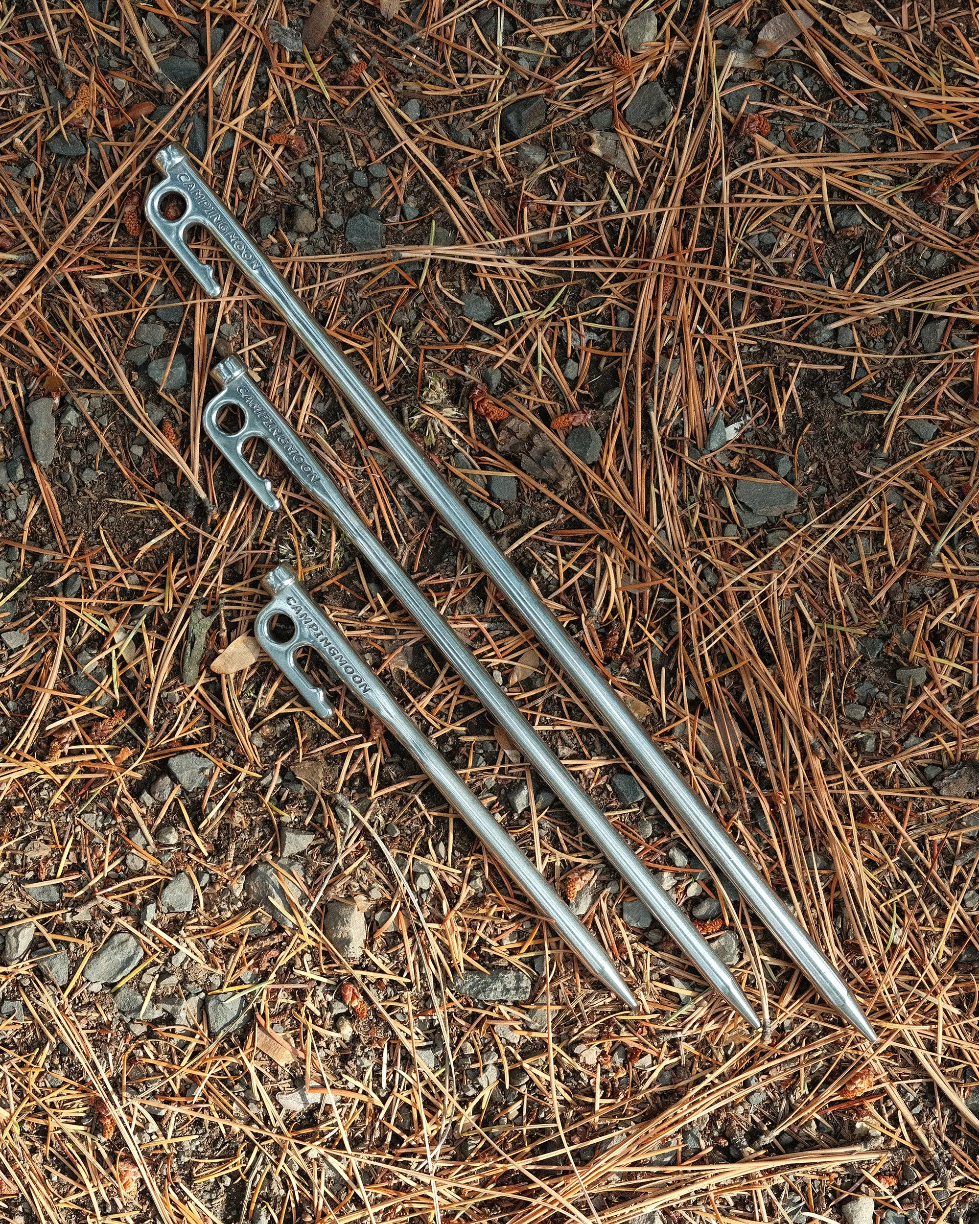 40cm Stainless Steel Shelter & Tarp Stake