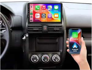 8 Core 4G 64G Android 13 Car Radio for Honda CRV 2002-2006, Rimoody Car Stereo Wireless Carplay Android auto GPS WiFi 9'' Touchscreen Mirror Link DSP-36 Bluetooth FM/RDS Radio 59 UI   Rear Camera