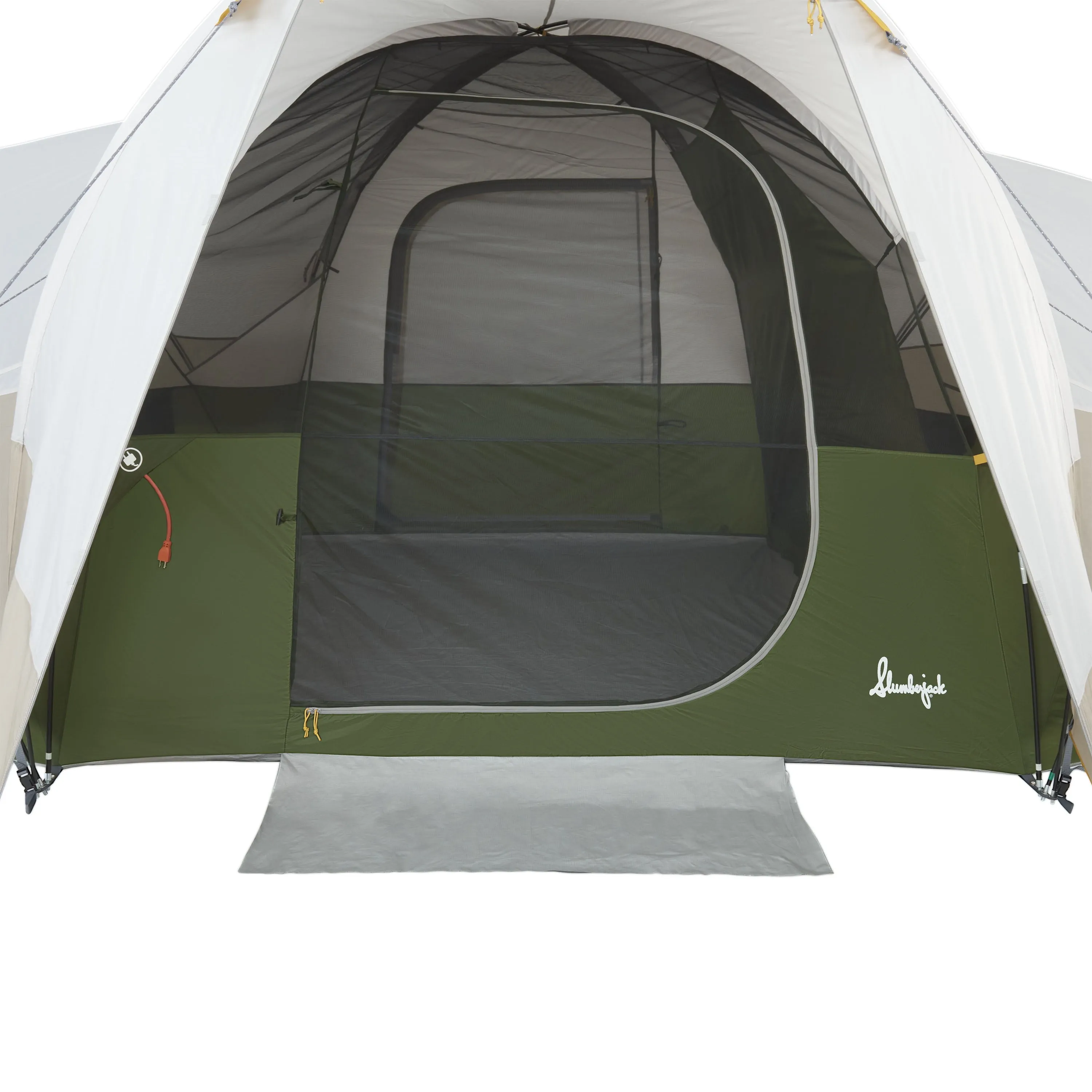 8-Person Camping Tent with Easy-Clean Mud Mat – Perfect for Family Adventures!