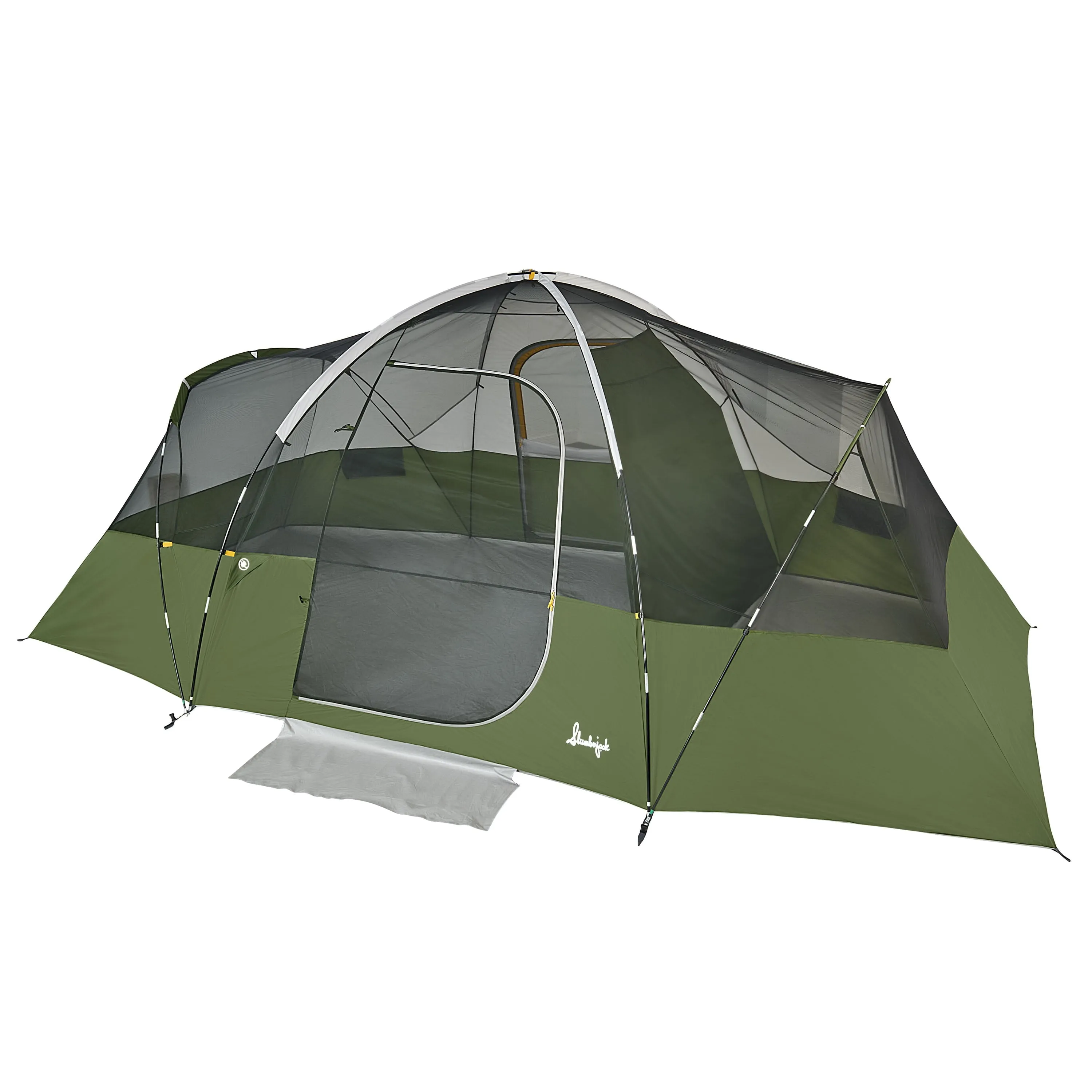 8-Person Camping Tent with Easy-Clean Mud Mat – Perfect for Family Adventures!