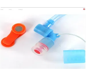 95cm Leak-Proof Hydration Tube, Self-Locking Nozzle, Food-Grade Silicone Hose for Hiking, Cycling, Running, Camping