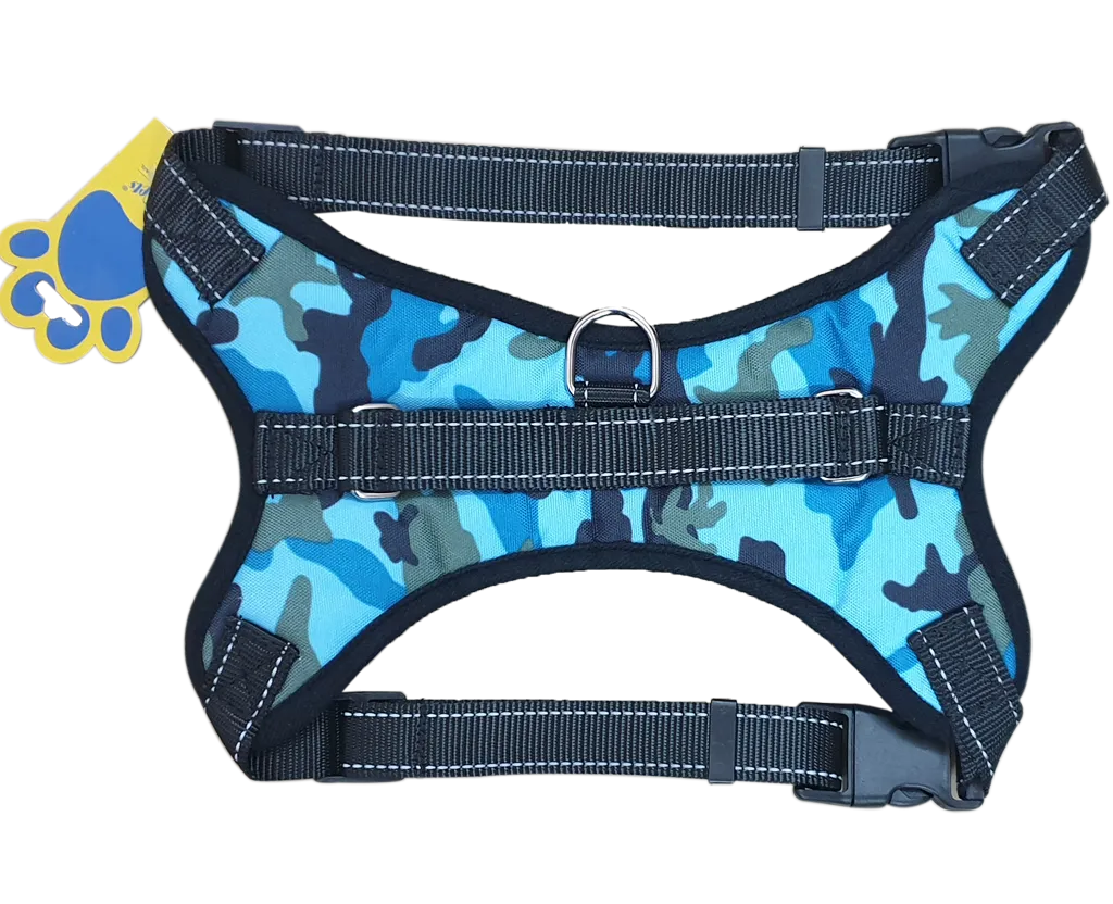 A A Pets' Heavy Duty Padded, Reflective Stitches H Style Harness