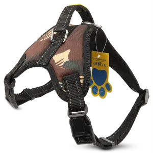 A A Pets' Heavy Duty Padded, Reflective Stitches H Style Harness