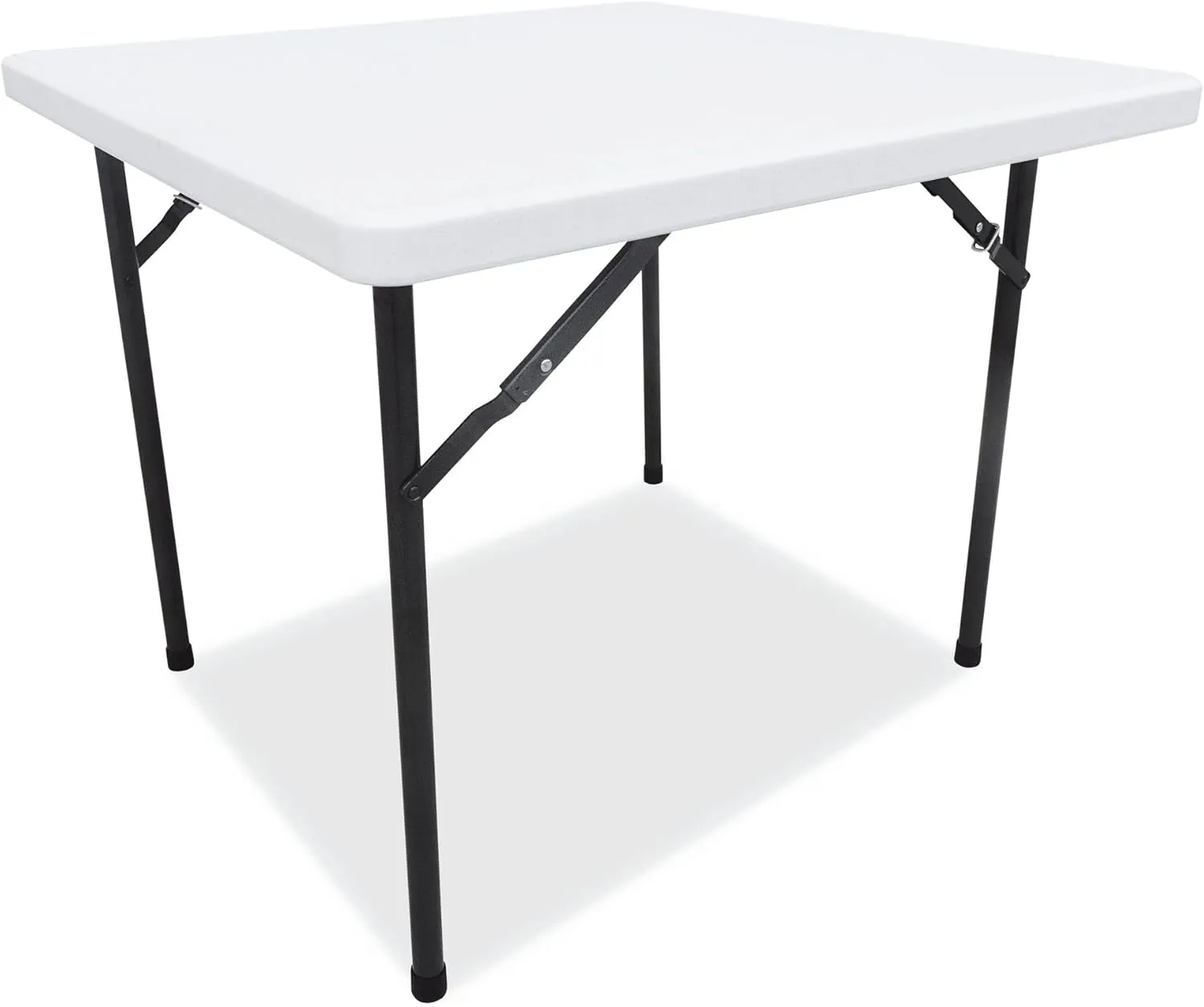 Alera ALEPT36SW 36 in. x 36 in. x 29.25 in. Square Plastic Folding Table - White
