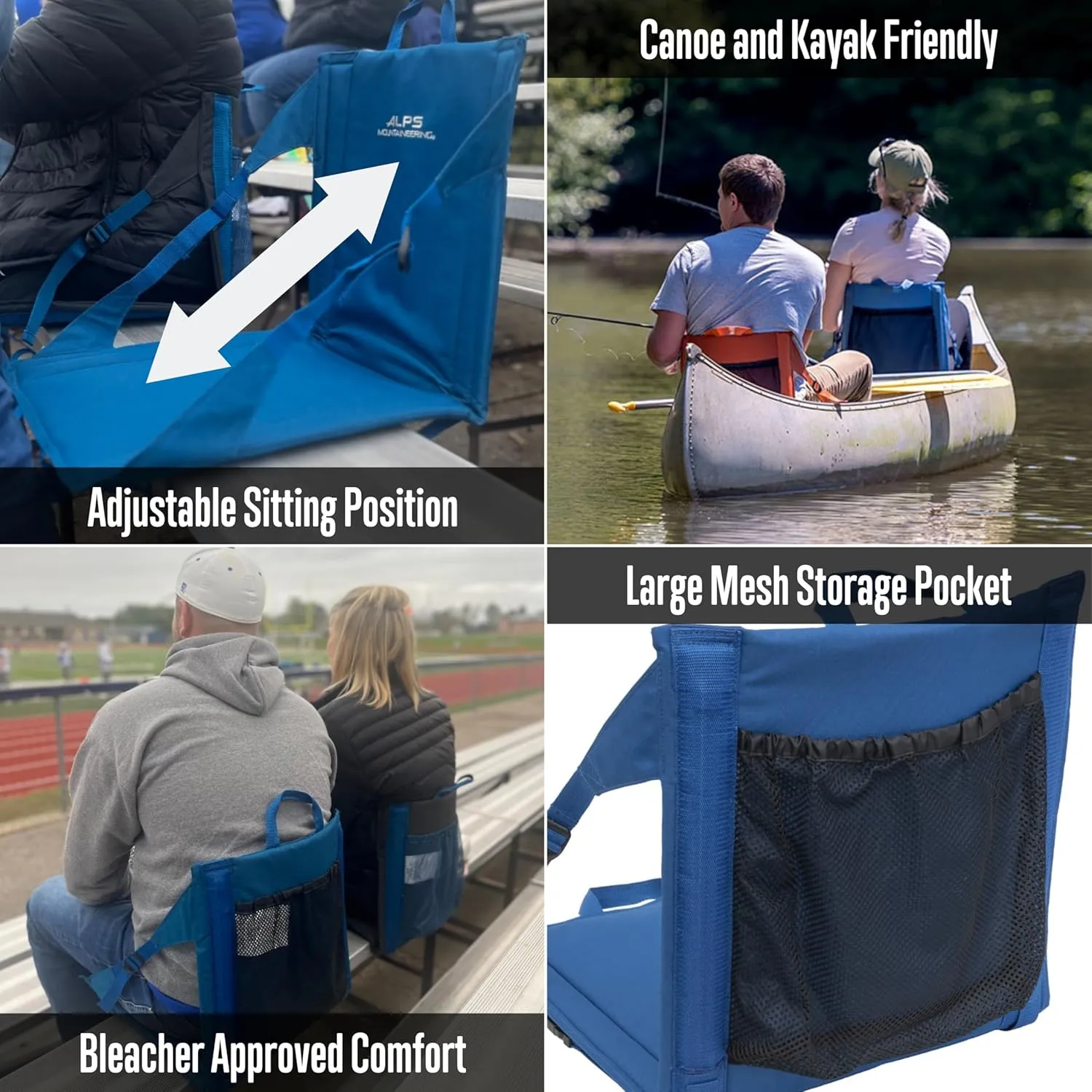 ALPS Mountaineering Weekender Camp Seat, One Size, Deep Sea - New