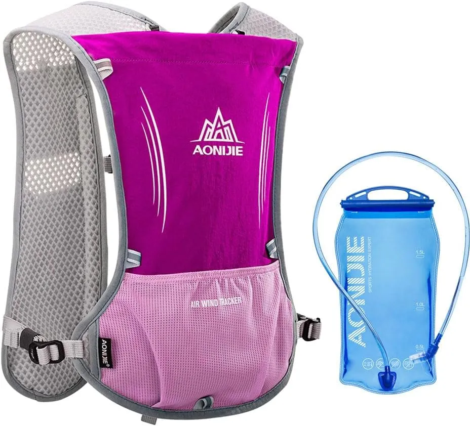 AONIJIE Hydration Backpack Vest for Outdoor Sports Breathable and Lightweight,Hydration Pack for Running, Cycling, and Hiking
