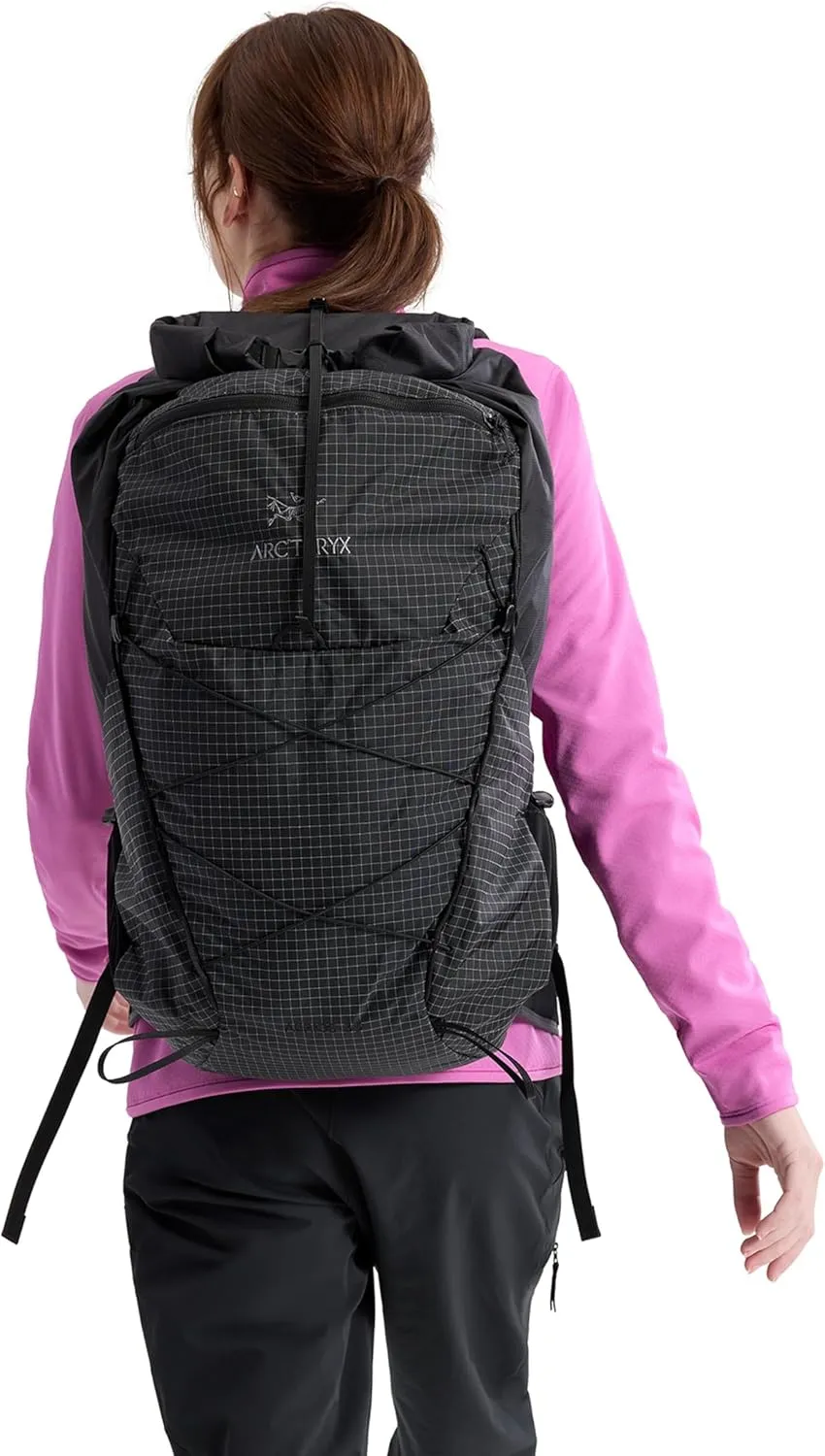 Arc'teryx Aerios 35 Backpack | Precision-Fit Ultralight 35L Hiking Pack - Redesign | Black, Regular