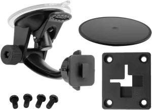 ARKON Windshield Dash Suction Car Mount for XM and Sirius Satellite Radios Single T and AMPS Pattern Compatible, Black - SR114
