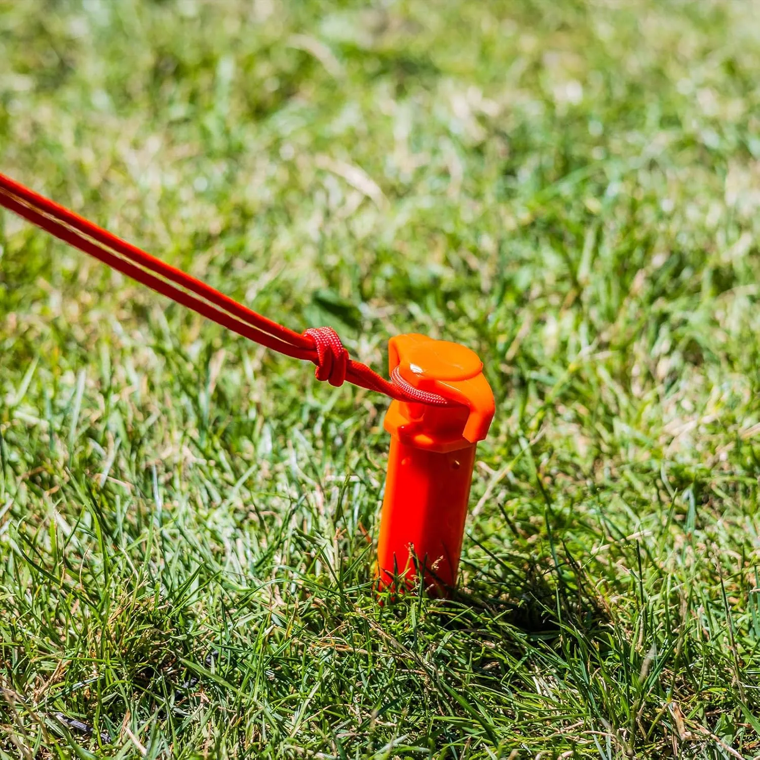 ASR Outdoor Orange Heavy Duty ABS Plastic Tent Stakes Ground Anchor Camping Essentials