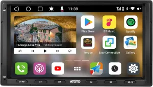 ATOTO S8 8-Core 7inch Android Double Din Car Stereo Receivers, Wireless CarPlay & Android Auto, Built-in 4G, WiFi/BT/USB Tethering, Dual Bluetooth, 4G 32G, HD LRV&SCVC, DSP, ChatGPT AI, S8G2A74MS