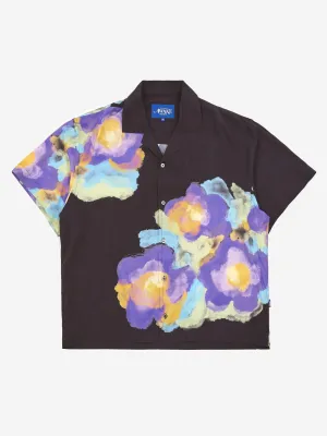 Awake NY Bouquet Camp Shirt - Black Floral