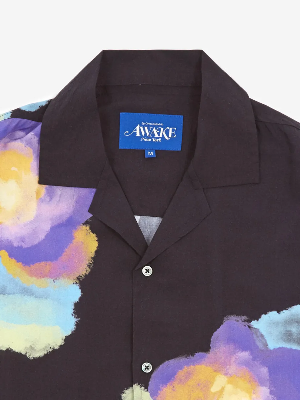 Awake NY Bouquet Camp Shirt - Black Floral