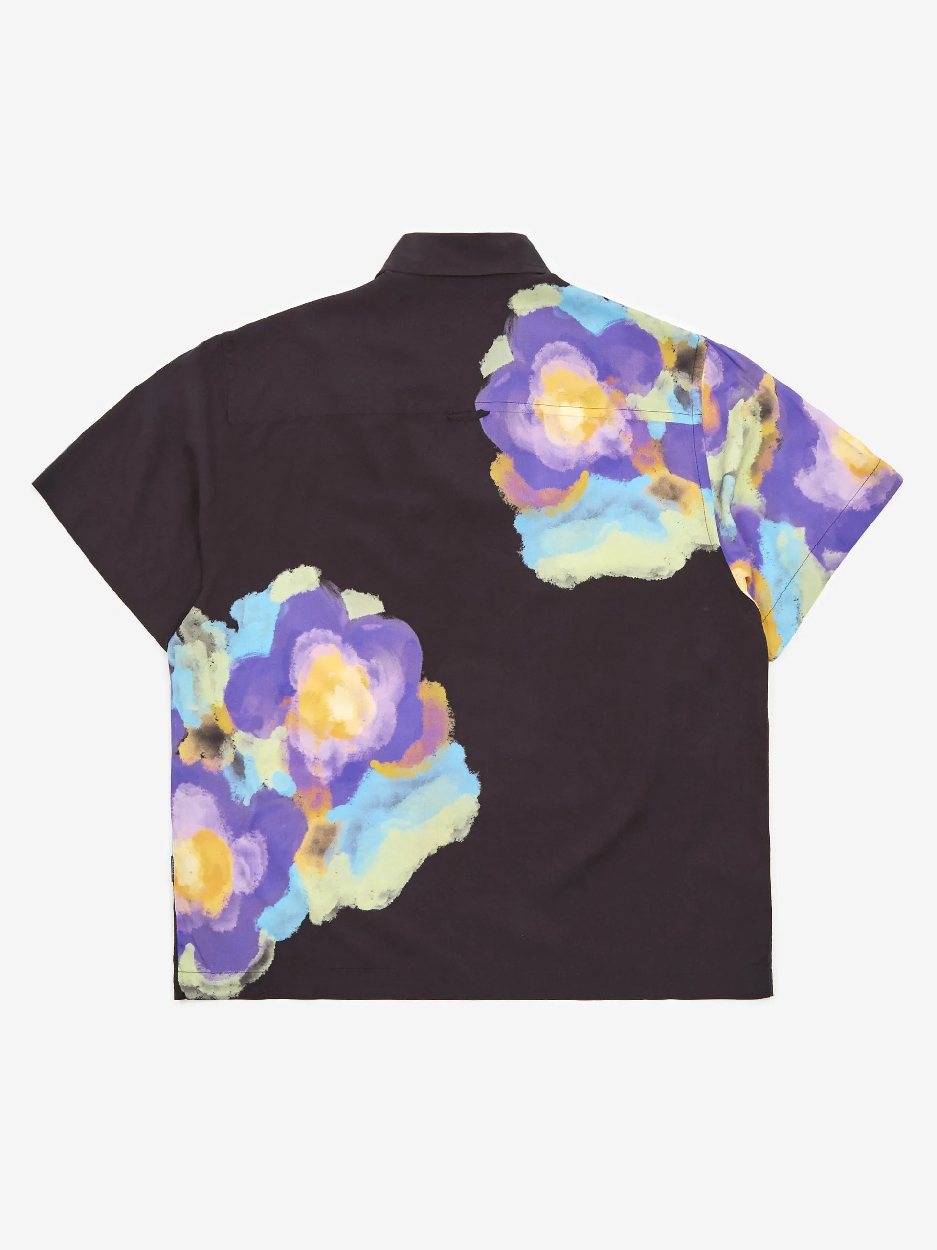 Awake NY Bouquet Camp Shirt - Black Floral
