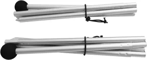Beach Tent Poles Replacement 2 Packs Foldable Portable Aluminum Alloy Repairing Fixing Accessories for Camping Parties