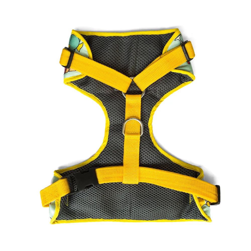 Beach Vibes Dog Body Mesh Harness