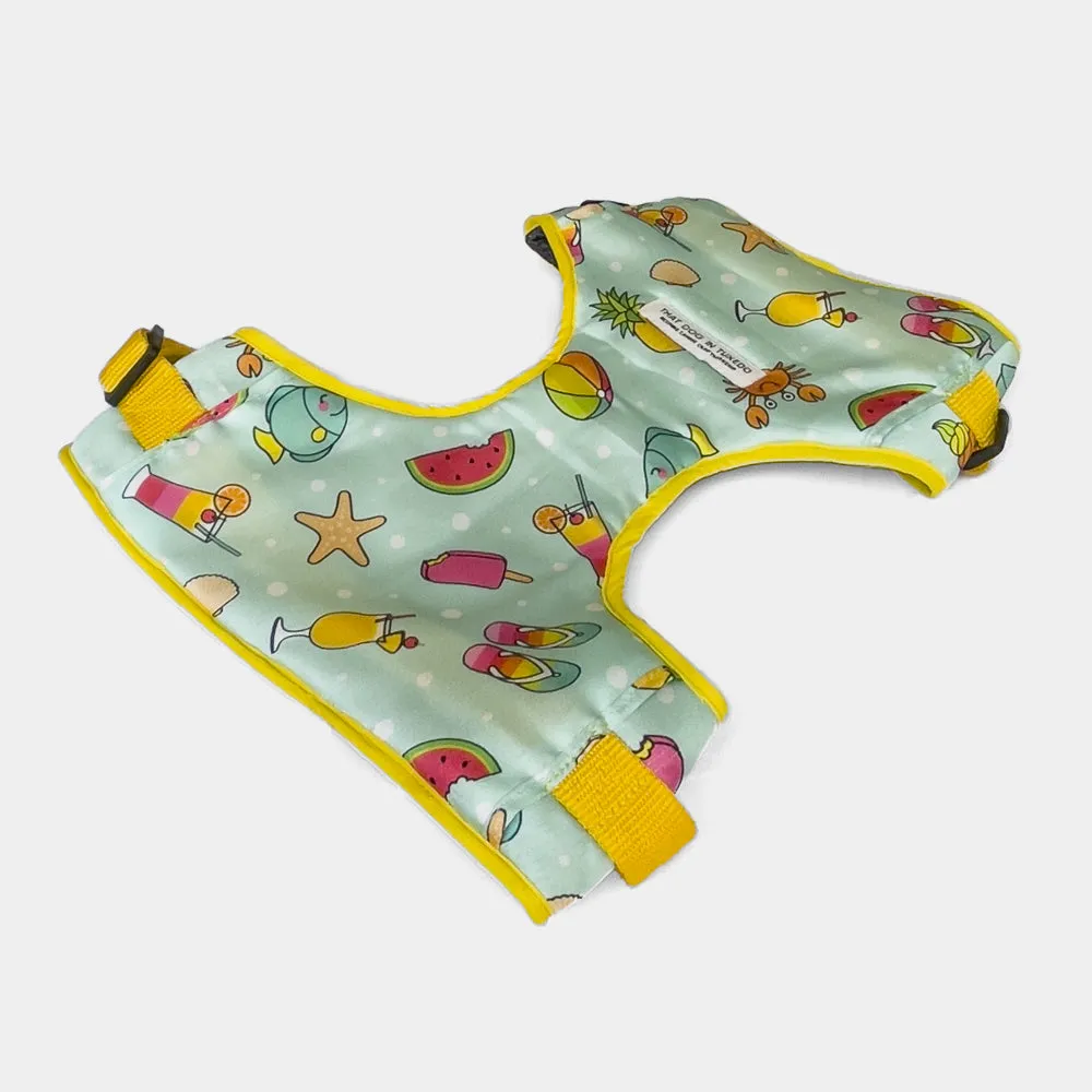 Beach Vibes Dog Body Mesh Harness