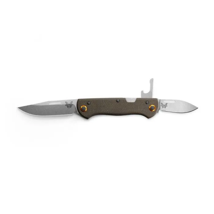 Benchmade 317-1 Weekender CPM-S30V 2.97" 1.97" Blades Micarta Folding Knife