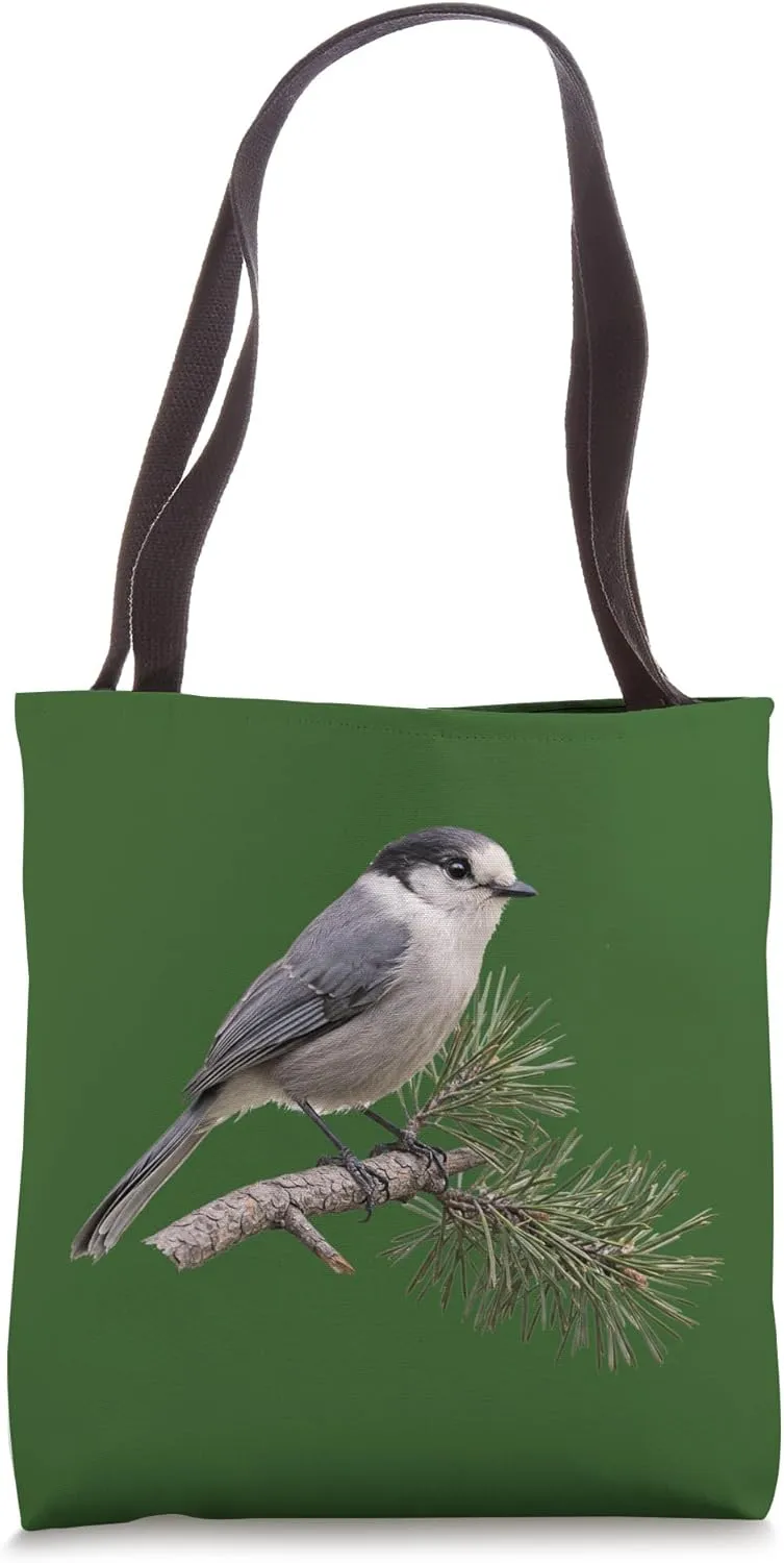 Bird Series. Gray Jay aka Canada Jay. Tote Bag