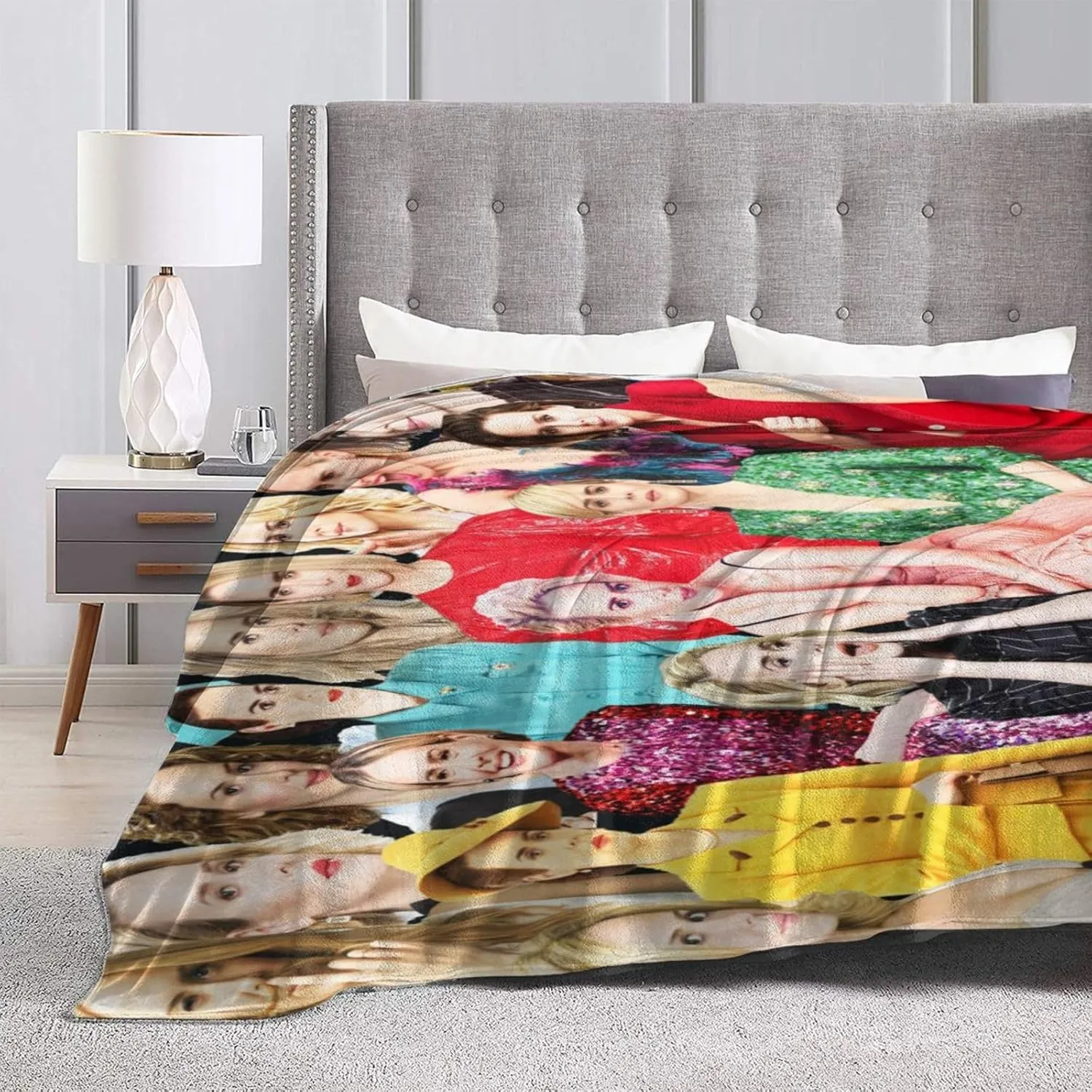 Blanket Sarah Paulson Soft and Warm Lightweight Fluffy Throws Blankets Gift for Beach Yoga Bedroom Living Room Decoration Sofa Camping Trip Dorm Decor All Season