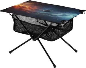 Bolaz Outdoor Folding Portable Picnic Camping Table-Star,Storage Mesh for Camping Gear Accessories, Hiking, Mountaineering, Outdoor Travel