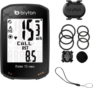 BRYTON Rider 15C NEO GPS Cycle Computer Bundle with Cadence