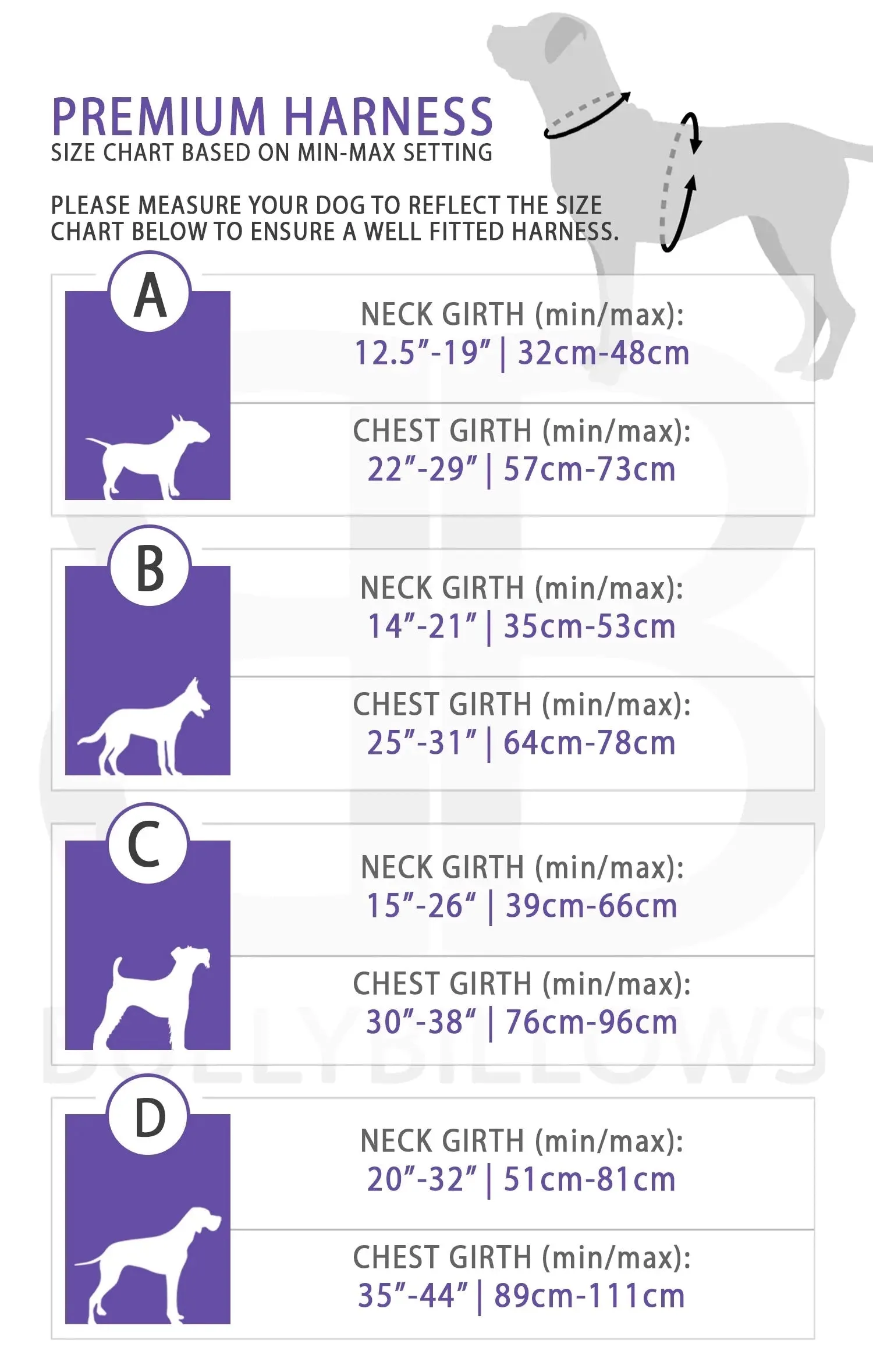 Bully Billows Premium Dog Harness v 2.0 - Red