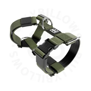 Bully Billows TRI-Harness® | Anti-Pull, Adjustable & Durable - Dog Trainers Choice - Khaki v2.0