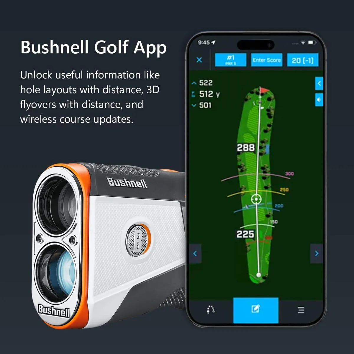 Bushnell Golf Patriot Player Pack with Tour V6 Shift Rangefinder with Slope, Premium Case, Wingman Mini GPS Speaker, Ball Marker & Signature Series Towel - Ultimate Golf Course GPS Caddie Bundle