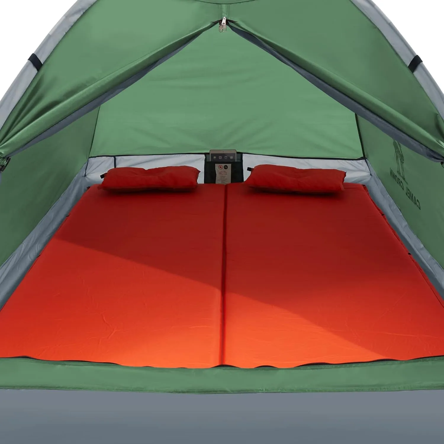CAMEL CROWN 2/3/4 Person Camping Tent with Removable Rain Fly, Easy Setup Outdoor Tents Water Resistant Lightweight Portable for Family Backpacking Camping Hiking Traveling