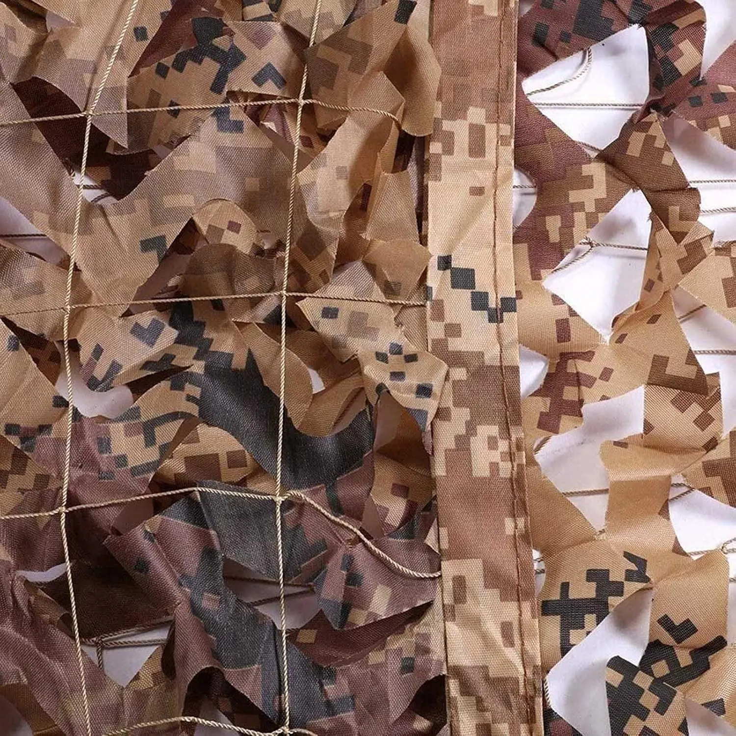 Camo Net Reinforce,Army Camouflage Netting,Quick Dry Camo Tarp,Duck Blind,Army Sunshade Mesh,Lightweight Durable,for Hunting,Camping,Car Cover and Outdoor,1.5x6m(5 * 20ft)