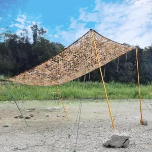 Camo Net Reinforce,Army Camouflage Netting,Quick Dry Camo Tarp,Duck Blind,Army Sunshade Mesh,Lightweight Durable,for Hunting,Camping,Car Cover and Outdoor,1.5x6m(5 * 20ft)