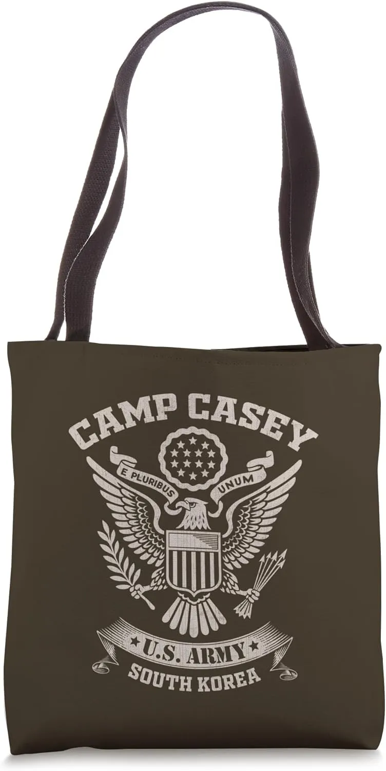 Camp Casey Veteran South Korea US Military Base Vintage Gift Tote Bag