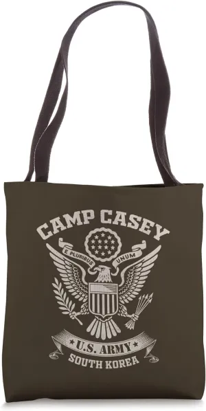Camp Casey Veteran South Korea US Military Base Vintage Gift Tote Bag