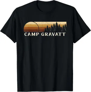Camp Gravatt, SC Vintage Evergreen Sunset Eighties Retro T-Shirt