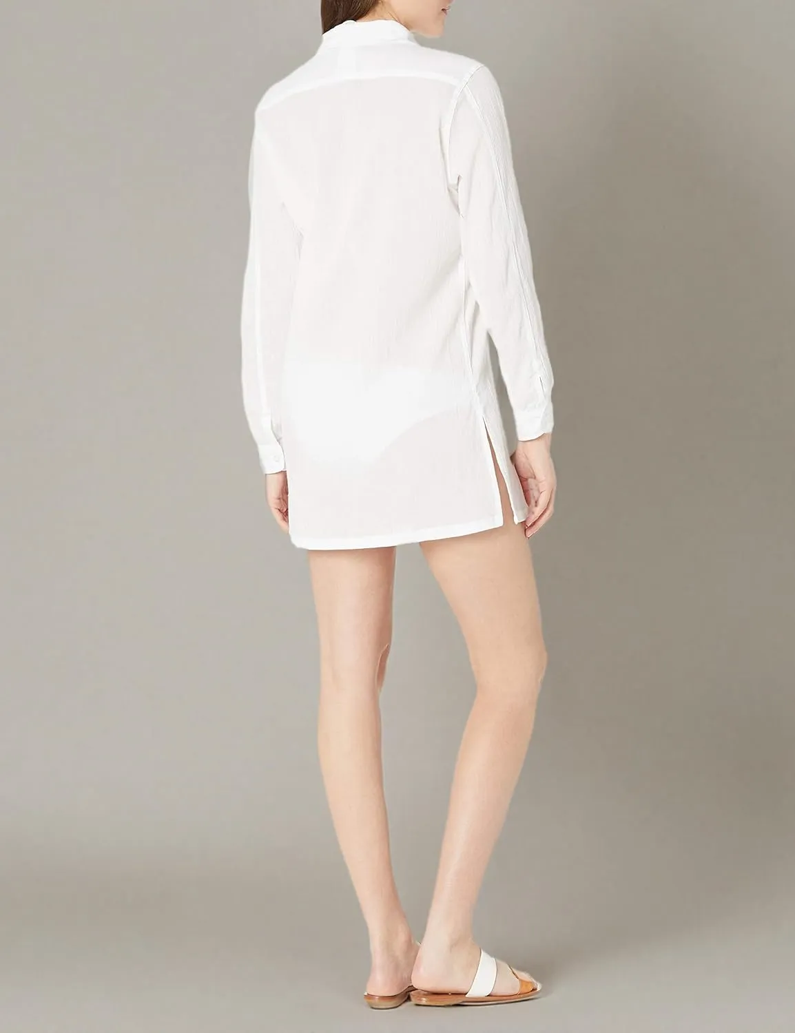 Camp Shirt Swimsuit Cover Up