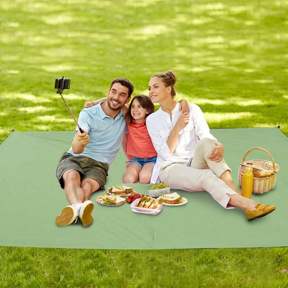 Camping Awning Canopy ion Rain Tarp Sunshade Shelter Picnic Blanket for Camping Hiking Backpacking Picnic Fishing