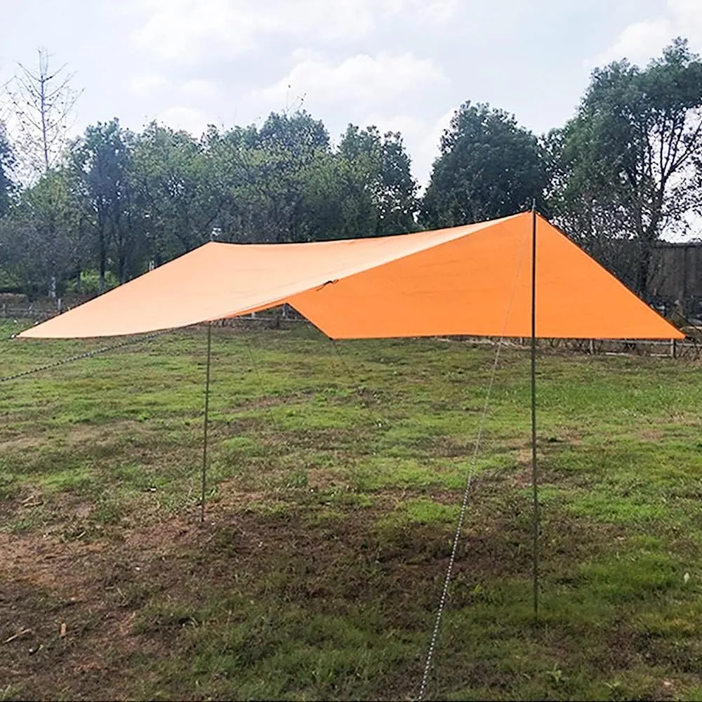 Camping Awning Canopy ion Rain Tarp Sunshade Shelter Picnic Blanket for Camping Hiking Backpacking Picnic Fishing