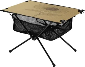 Camping Table Lightweight Portable Folding Table with Mesh Storage Net Pencil Sunflower Ideal for Camping Hiking Beach Picnic Travel Backyard