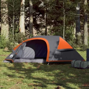 Camping Tent Dome 1-Person Orange Waterproof2,45KG