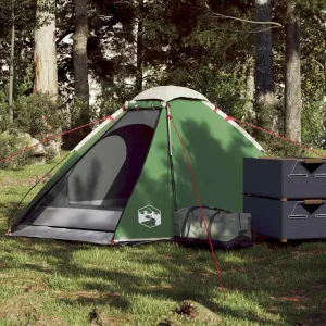 Camping Tent Dome 2-Person Green Waterproof2,8KG